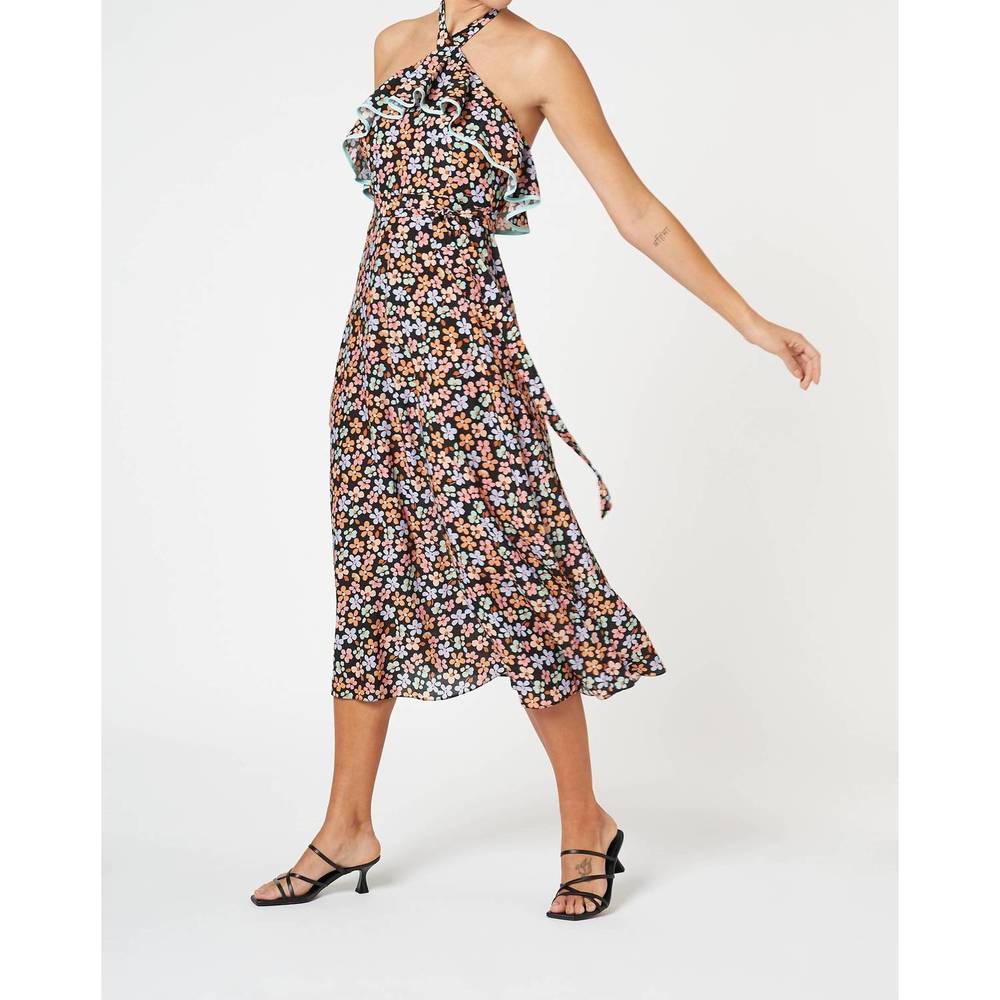 NEW FRESHA LONDON valentina dress in periwinkle